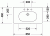 Duravit D-code umywalka meblowa 85x48cm 0342850000