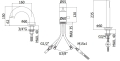 Paffoni Light bateria wannowa 3-otw. LIG040LCR