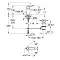 Grohe Eurosmart Cosmopolitan bateria bidetowa 32839000