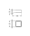 Grohe Selection Cube uchwyt 40865000