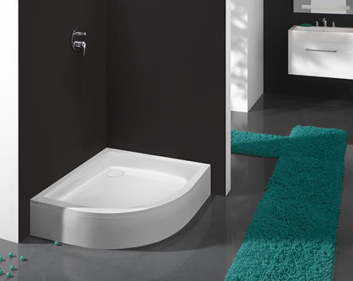 Sanplast Free Line brodzik półokrągły BP/FREE 90x90x15+STB 615-040-2230-01-000  obudowę widoczną na zdjęciu należy dokupić oddzielnie.