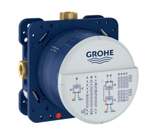 Grohe SmartControl komplet wannowy z deszczownicą, termostatem i z napełnianiem 344006ED