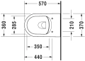 Duravit Me by Philippe Starck Rimless 252909.00.00