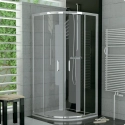 Sanswiss Top-Line kabina półokrągła 80x80cm, promień 550, profil srebrny połysk, szkło bezbarwne TOPR550805007