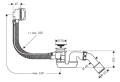 HansGrohe Flexaplus syfon wannowy 58143000 