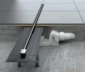 Viega Advantix Vario odpływ liniowy regulowany 30-120 cm model 4965.10 z rusztem stal biała SR4 model 4965.33, 686277+711887