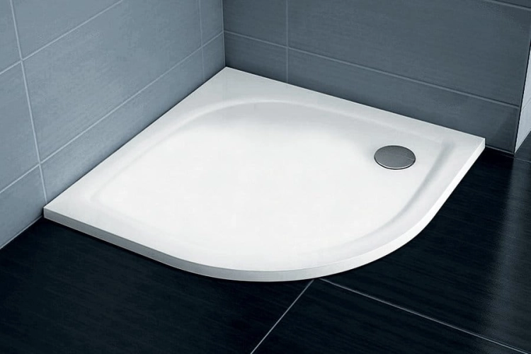 Ravak Elipso Pro Flat brodzik półokrągły 90x90 cm XA237711010 - zdjęcie aranżacyjne