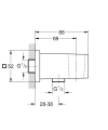 Grohe Grohtherm Cube komplet prysznicowy z deszczownicą i termostatem 34741000