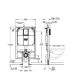 Grohe Rapid SL Slim stelaż do miski podwieszanej 38994000