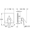 Grohe Eurocube bateria wannowa podtynkowa 24062000