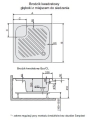 Sanplast Classic brodzik kwadratowy Bzs/Cl 80x80x28+STB 615-010-0240-01-000