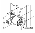 Kludi Bozz element podtynkowy baterii prysznicowej 38826N