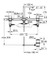 Grohe Plus M-size bateria umywalkowa 3-otw. 20301003