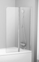 Ravak 10° parawan nawannowy 100x150cm 10CVS2-100 Prawy srebrny połysk+transparent 7QRA0C03Z1