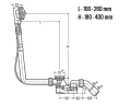 Multiplex syfon wannowy do wanien standard model 6162.1 Viega 103.071