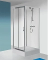 Sanplast TX5b kabina trójścienna prostokątna 80x120x80cm szkło bezbarwne W0, profile srebrne błyszczące 600-271-1120-2-1310-38-401