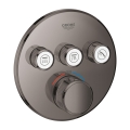 Grohe Grohtherm SmartControl bateria termostatyczna do obsługii 3 wyjść, element zewnętrzny, hard graphite 29121A00