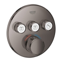 GROHE Grohtherm SmartControl bateria termostatyczna do obsługii 3 wyjść, element zewnętrzny, hard graphite 29121A00