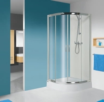 Sanplast TX5b kabina półokrągła 90 cm W0 sm z brodzikiem KP4/TX5b-90+BPza 602-271-0262-39-401