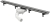 Viega Advantix Vario 721671 odpływ liniowy regulowany 30-120 cm model 4966.10 z rusztem stal biała SR4 711887 model 4965.33