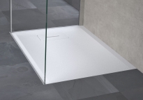 Novellini Novosolid brodzik kwadratowy 100x100x3,5cm, biały mat NOS1004-30
