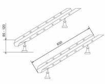 Ravak uniwersalna podpora pod brodziki LA 90cm B2F0000002