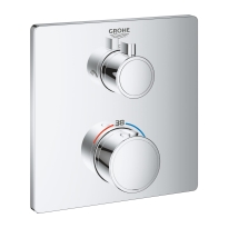 GROHE Grohtherm bateria termostatyczna do obsługi dwóch wyjść, element zewnętrzny  24079000