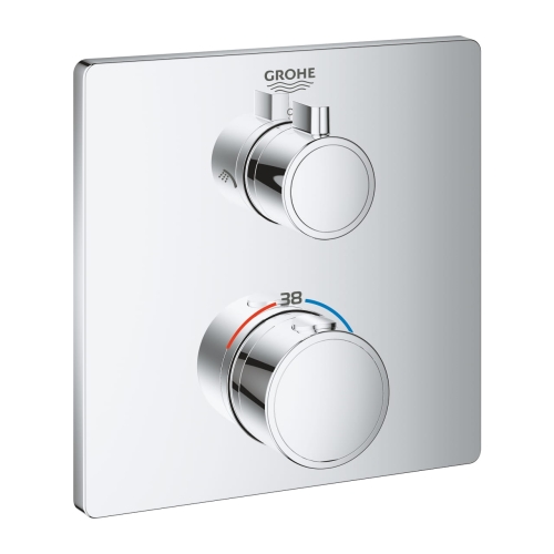 Grohe Grohtherm bateria termostatyczna do obsługi dwóch wyjść, element zewnętrzny 24079000