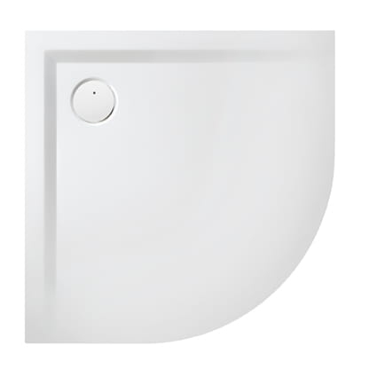Sanplast Space Mineral brodzik półokrągły B-M/SPACE 80x80x1,5 645-290-0420-01-000