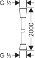HansGrohe IsiFlex wąż prysznicowy 200 cm 28274000