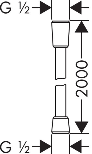HansGrohe IsiFlex wąż prysznicowy 200 cm 28274000