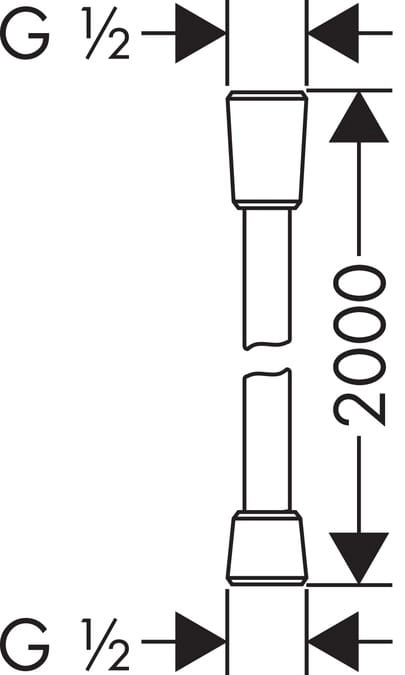 HansGrohe IsiFlex wąż prysznicowy 200 cm 28274000