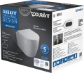 Duravit Me by Starck Compact miska podwieszana 48x37cm Rimless z deską wolnoopadającą 453009.00.A1