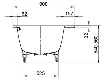 Kaldewei Asymmrtric Duo wanna prostokątna 180x90cm 274200010001