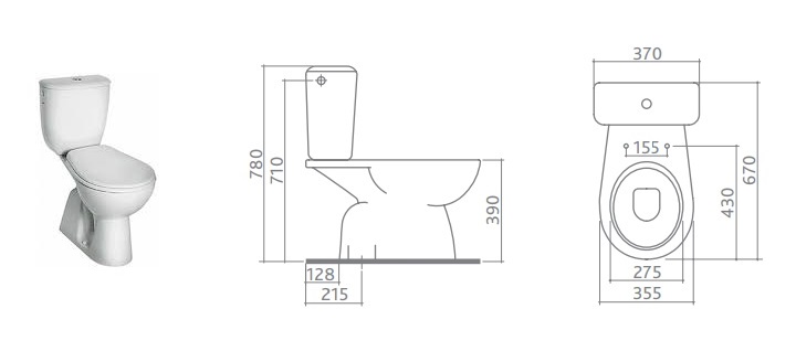 Koło Nova kompakt wc 29203000