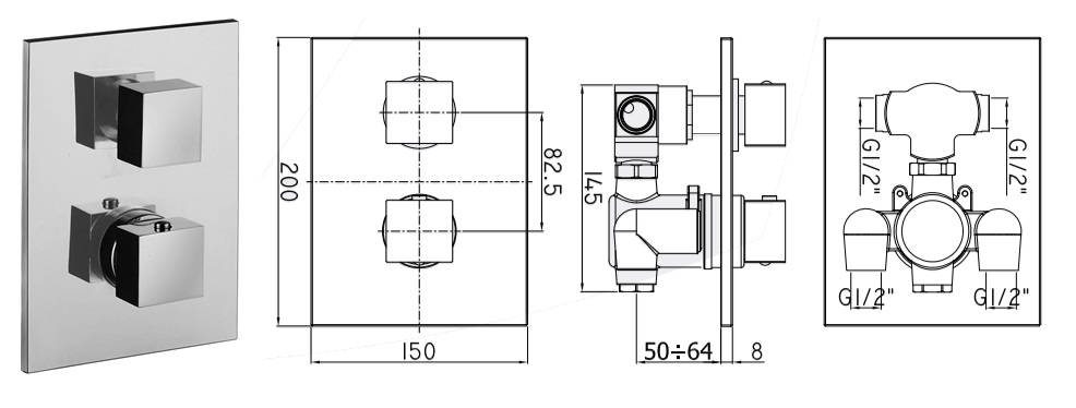 Paffoni Level LEQ514CR
