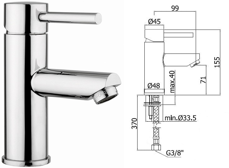 Paffoni Stick SK071HCR