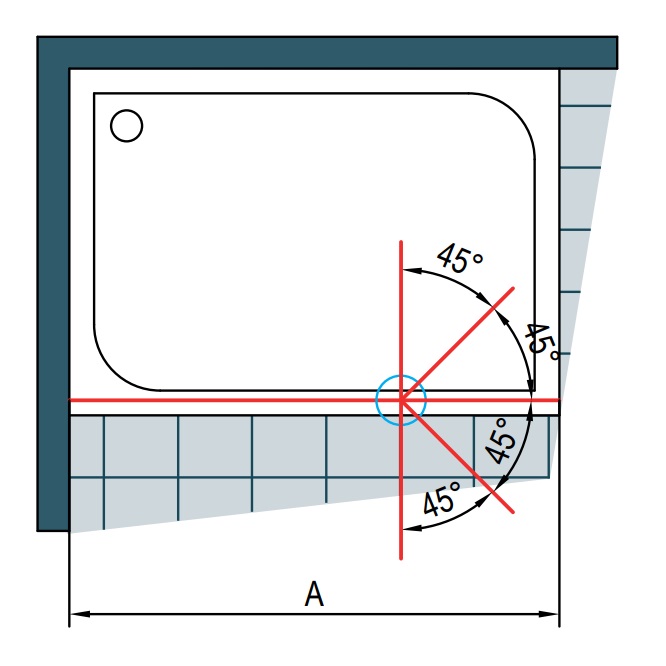 Sanswiss STR4P + BTE2 180 stopni